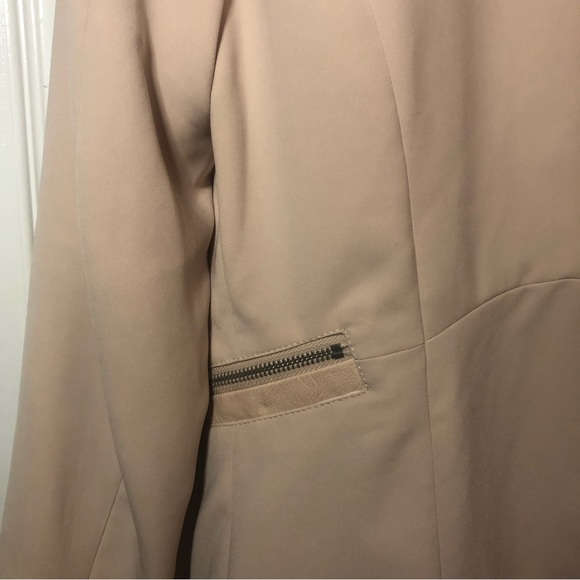 H&M Waterfall Classic Blazer Pale Pink 12 - Picture 8 of 9